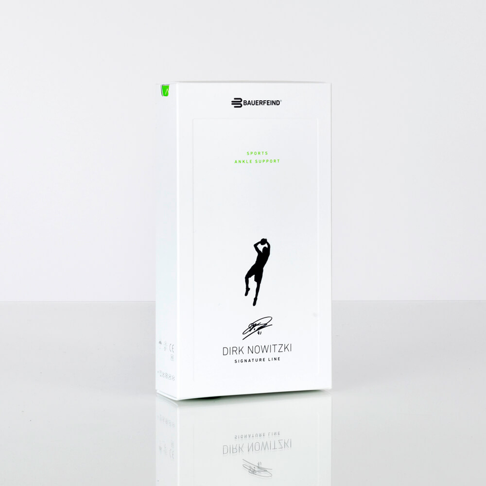 Image of the packaging of the Dirk Nowizki Edition of the spunk bandage